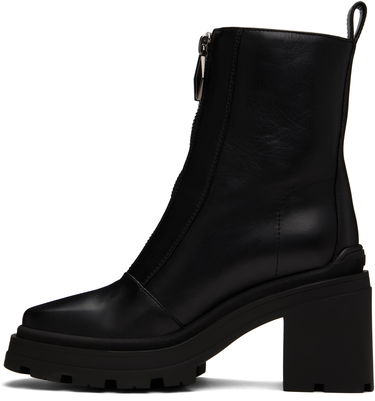 Skovård Jimmy Choo Jimmy Choo Eugenie 80 Leather Boots Svart | EUGENIE 80 SQM, 2