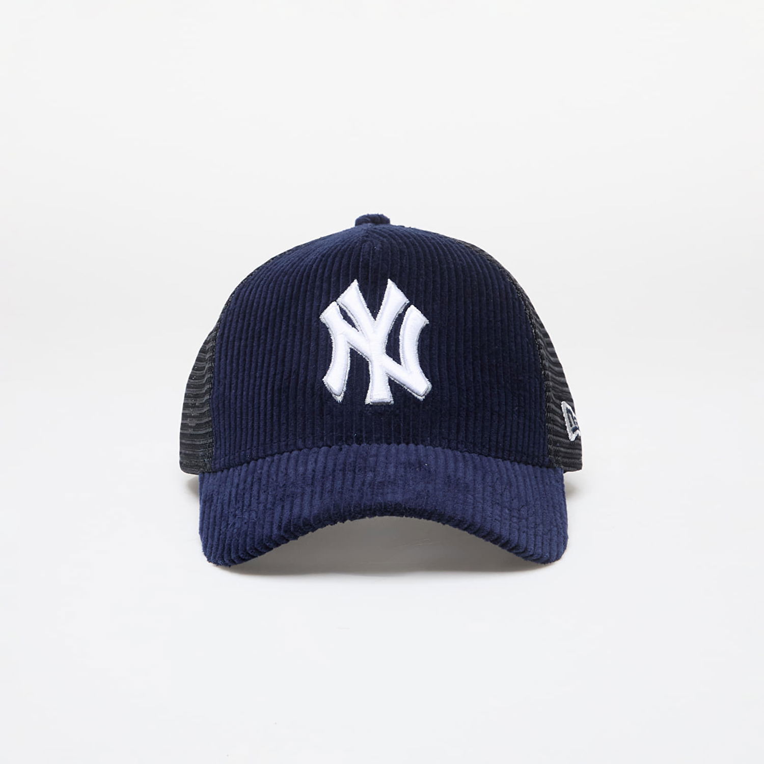 Keps New Era New York Yankees MLB Cord 9FORTY E-Frame Adjustable Trucker Cap Navy Universal Mörkblå | 60565523, 0