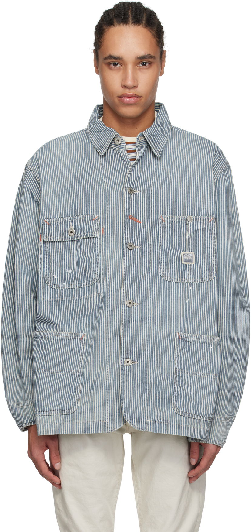 Skjorta Polo by Ralph Lauren Ralph Lauren Novel Field Denim Jacket Blå | 710963232001