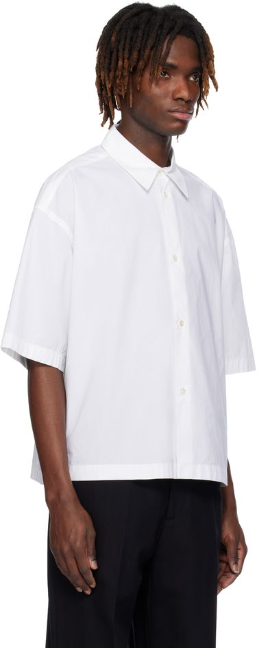 Skjorta Studio Nicholson Studio Nicholson Sanko Boxy Shirt Svart | SANKO SNM - 1267, 4