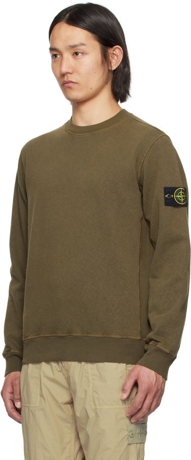 Sweater Stone Island Stone Island Fleece Sweatshirt Grön | K1S15 6100020 S0060, 3