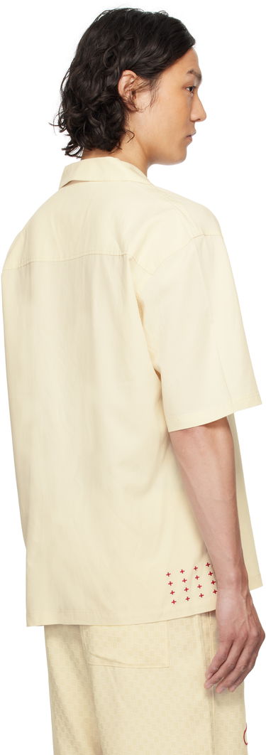 Skjorta Ksubi Ksubi 1999 Diner Short Sleeve Shirt Gul | MSP25SH014, 2