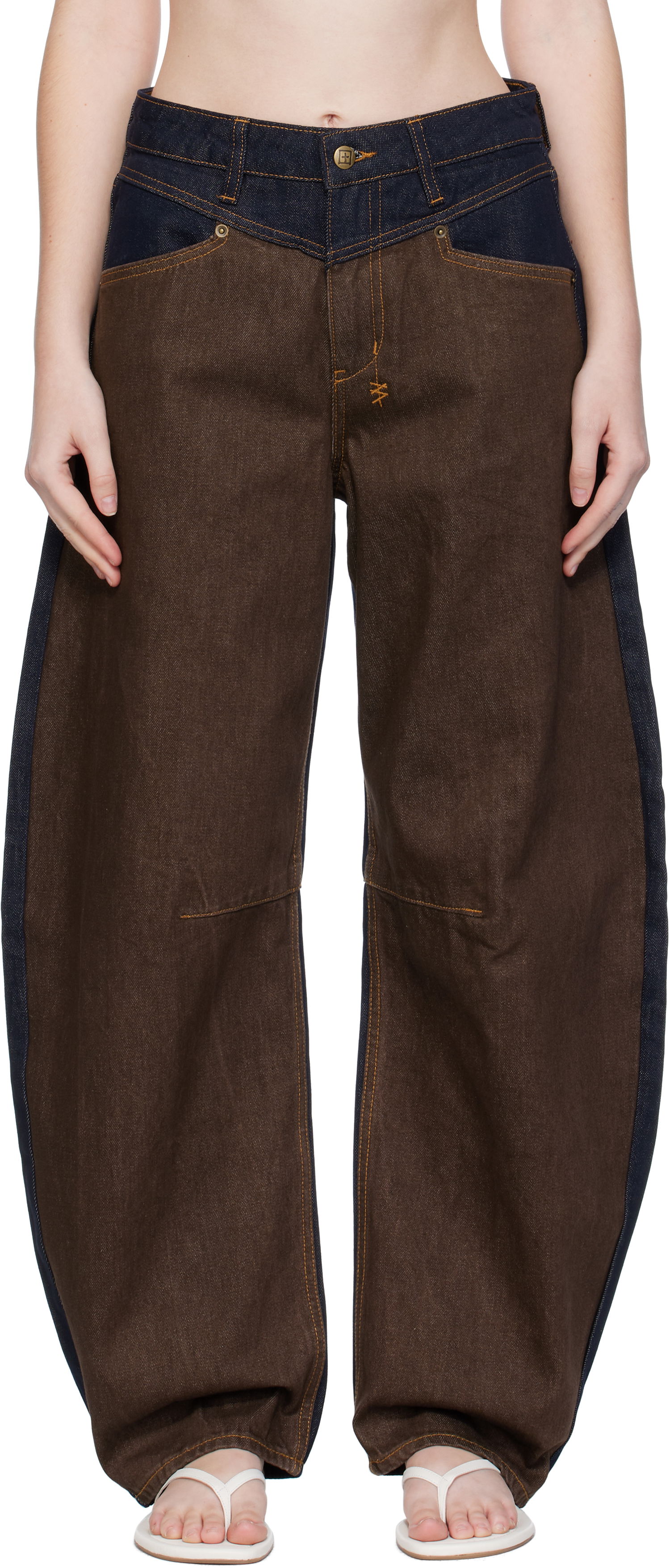 Jeans Ksubi Original Spliced Barrel Jeans Flerfärgad | WFA25DJ032, 0