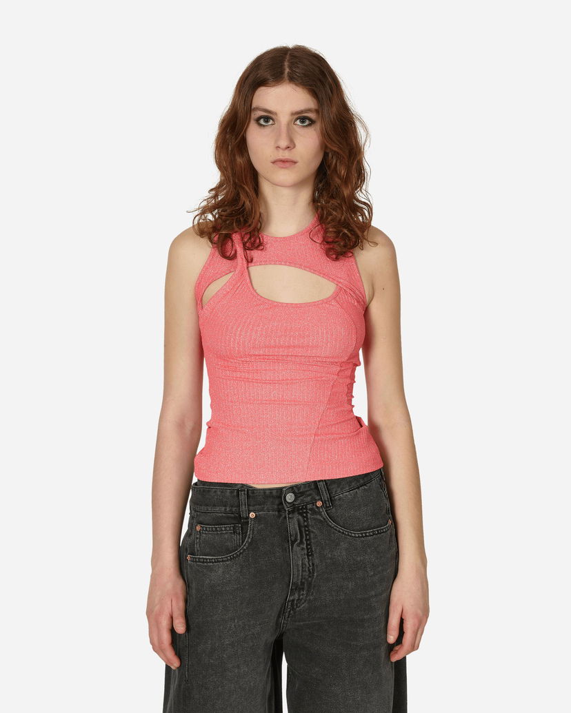 Linne Ottolinger Layered Cut-Out Tank Top Rosa | 0408403 PINK