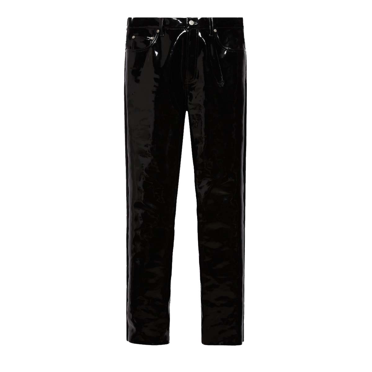 Byxor Gucci Vinyl Pant Black Svart | 760732 XDCOU 1000, 0