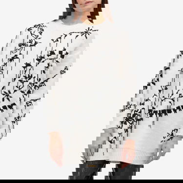 Sweater Max Mara Max Mara Arad Knitted Dress, Size Large Beige | 2511321061600-White, 2