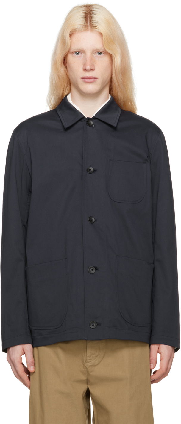 Jacka rag & bone Rag & Bone Evan Chore Jacket Mörkblå | MBW23H4401TAML