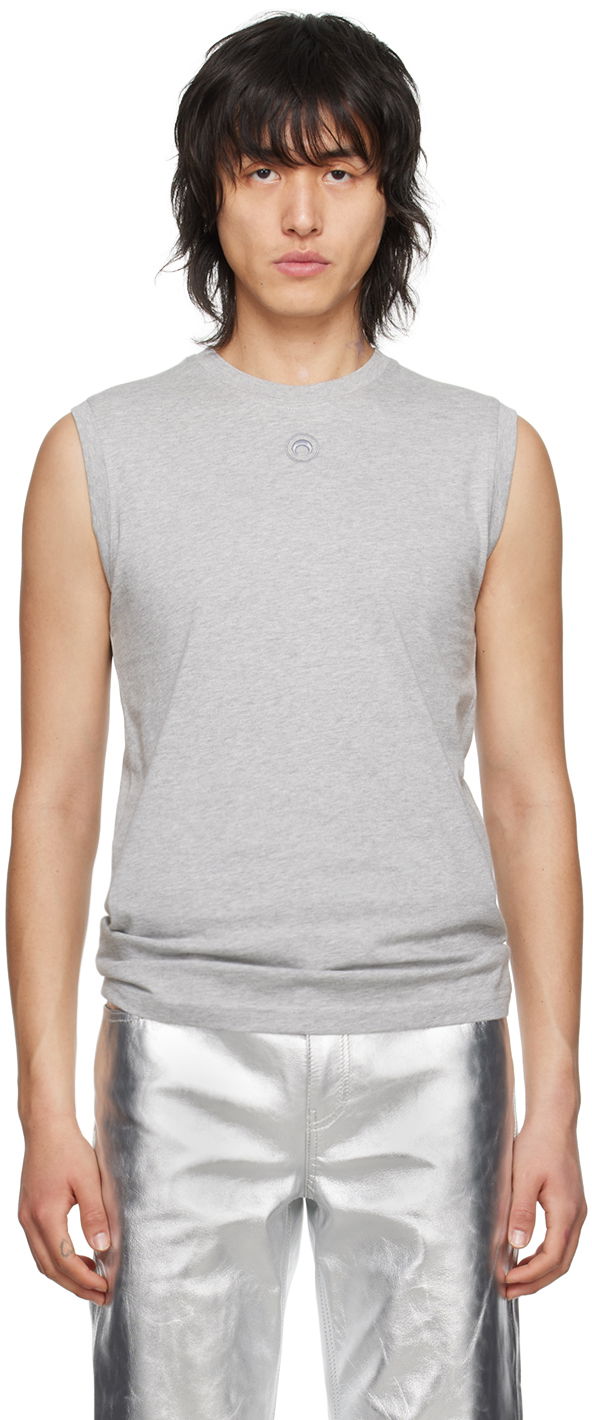 T-shirt Marine Serre Sleeveless T-Shirt Grå | MTT075 CJER0009