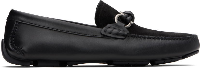 Sneakers och skor FERRAGAMO Gancini Buckle Driver Loafers Svart | 784296