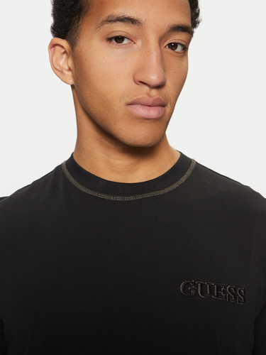 T-shirt GUESS Guess Single Tee Svart | U5RI01KCAM1-JBLK, 4