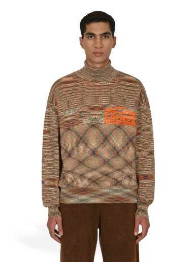 Sweater Aries Temple Space Dye Turtleneck Flerfärgad | FTAR20023 MLT
