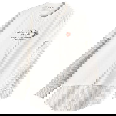 Skjorta Acne Studios Acne Studios Eliah Double Layer T-Shirt, Size Large Vit | AC0730-AEG, 1