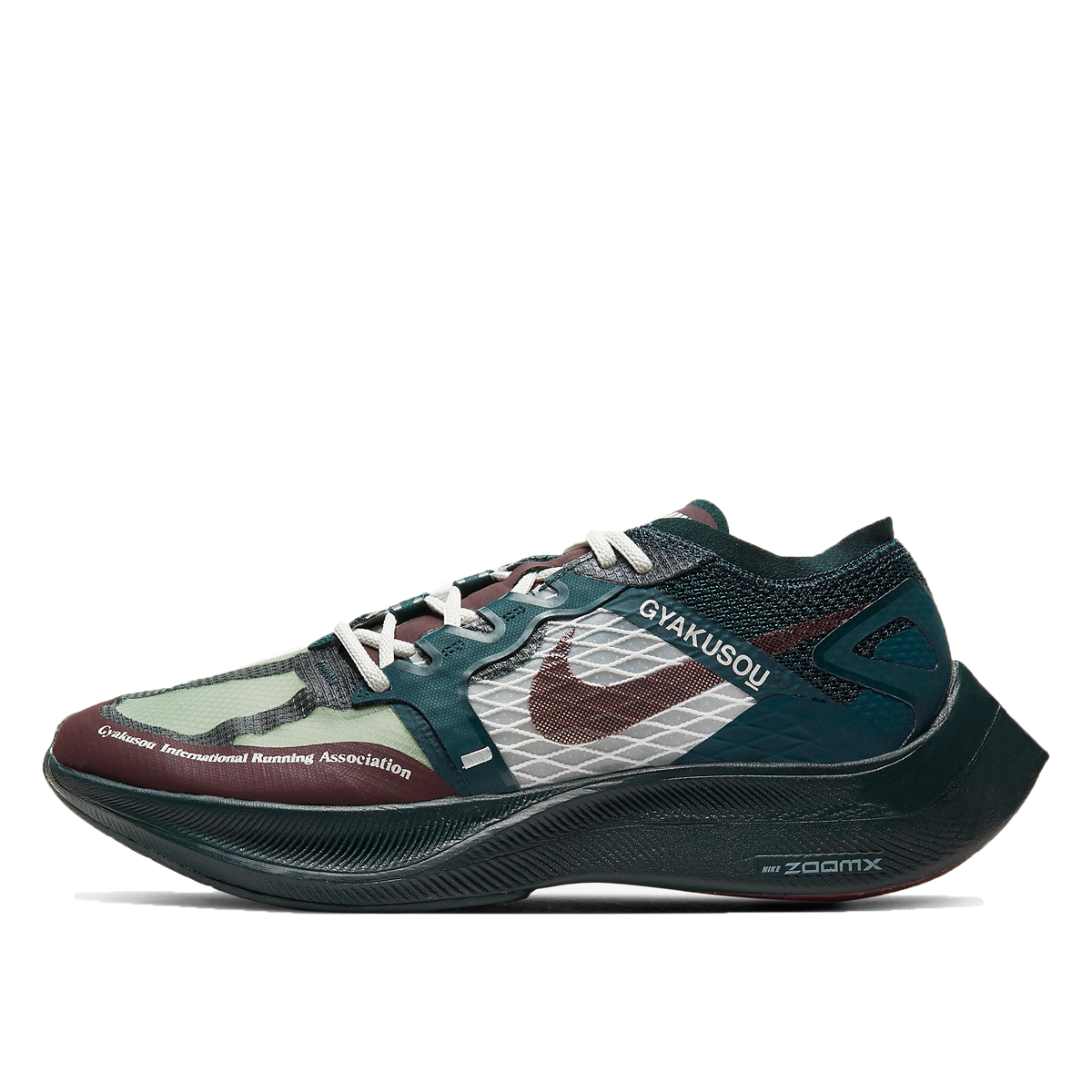 Sneakers och skor Nike Gyakusuo x ZoomX Vaporfly NEXT% "Midnight Spruce Burgundy" Grön | CT4894-300, 1