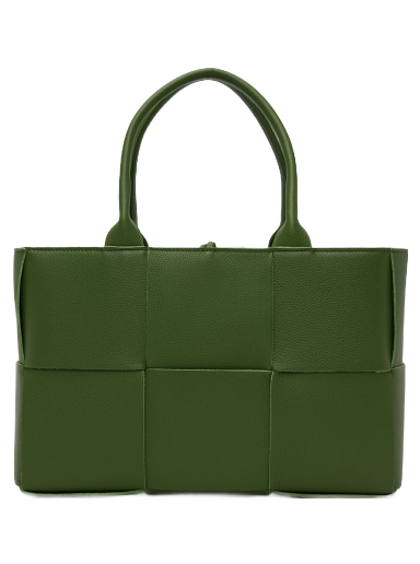 Tygpåse Bottega Veneta Arco Tote Bag Grön | 652867 VCP11