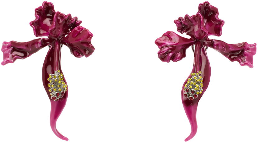 Örhängen Marc Jacobs Marc Jacobs 'The Future Floral' Earrings Purpur | 2S4JER001J07