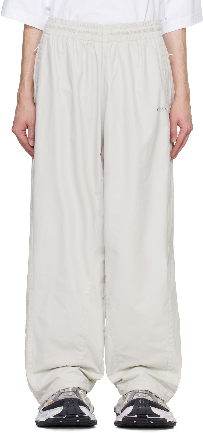 Träningsbyxor VETEMENTS Oval Logo Track Pants Grå | UA66PA320W