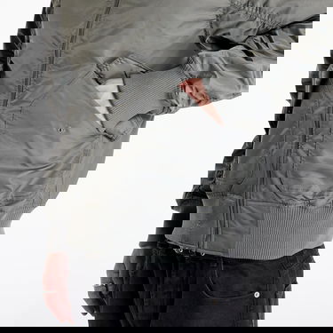Bomberjacka Karl Kani Jacket Small Signature Distressed Bomber Jacket Anthracite S Grå | 60710004, 2
