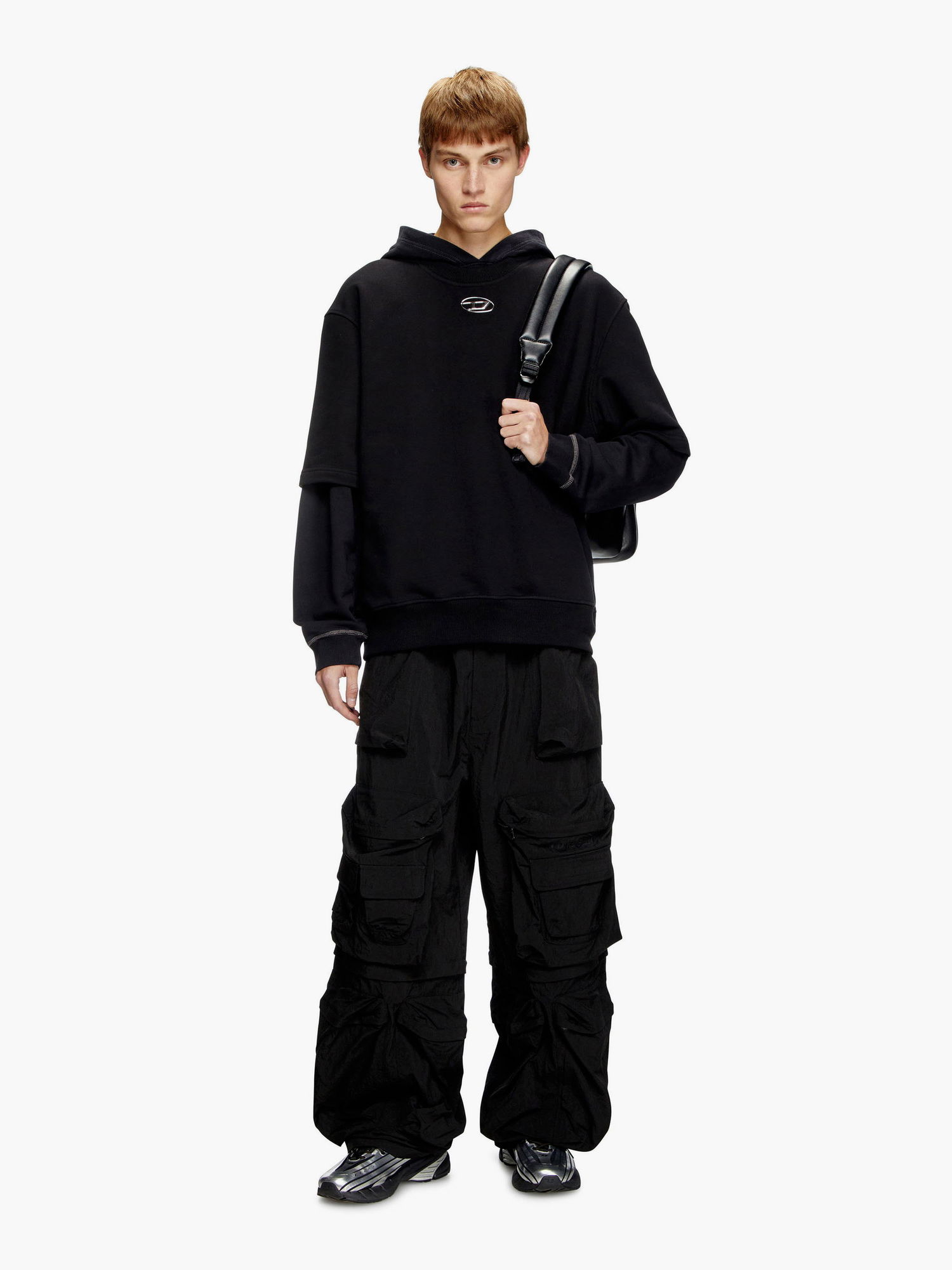 Sweatshirt Diesel S-COOLING T-Shirt Svart | A115800BMBJ9XX, 1