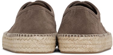 Kläder JW Anderson JW Anderson Lace-Front Platform Espadrilles Grå | SE0031-LA0240, 1