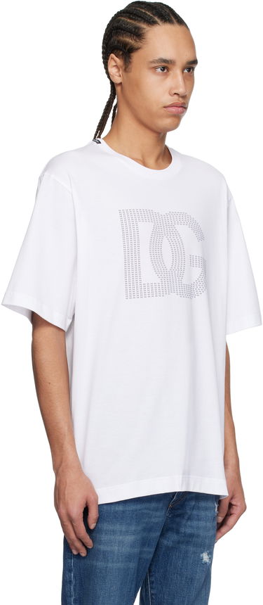 T-shirt Dolce & Gabbana Dolce&Gabbana DG Logo T-Shirt Vit | G8PN9TG7O4O, 1
