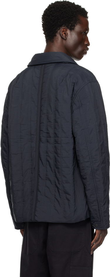 Jacka rag & bone Maxwell Quilted Button-Up Jacket Svart | MBW24H2007XWML, 2