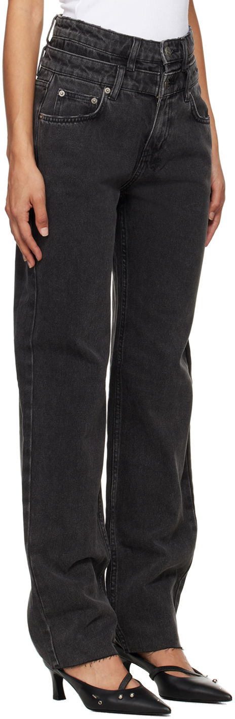 Jeans Ksubi Ksubi Playback Rework Shadow Jeans Svart | WFA24DJ003, 1