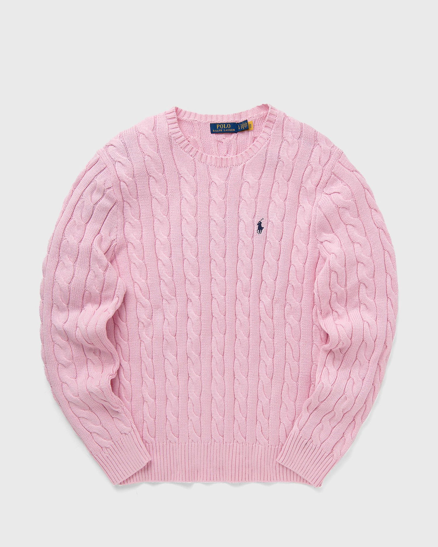 Sweater Polo by Ralph Lauren LS DRIVER CN-LONG SLEEVE-PULLOVER Rosa | 710775885027, 0