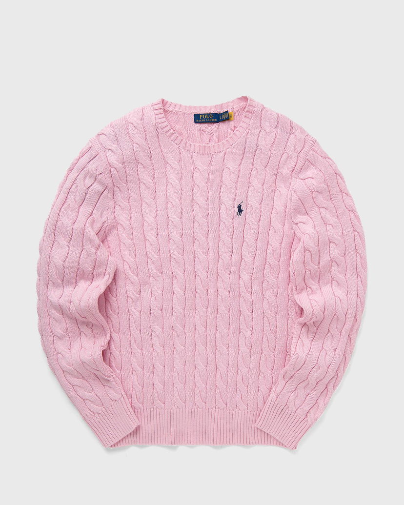 Sweater Polo by Ralph Lauren LS DRIVER CN-LONG SLEEVE-PULLOVER Rosa | 710775885027