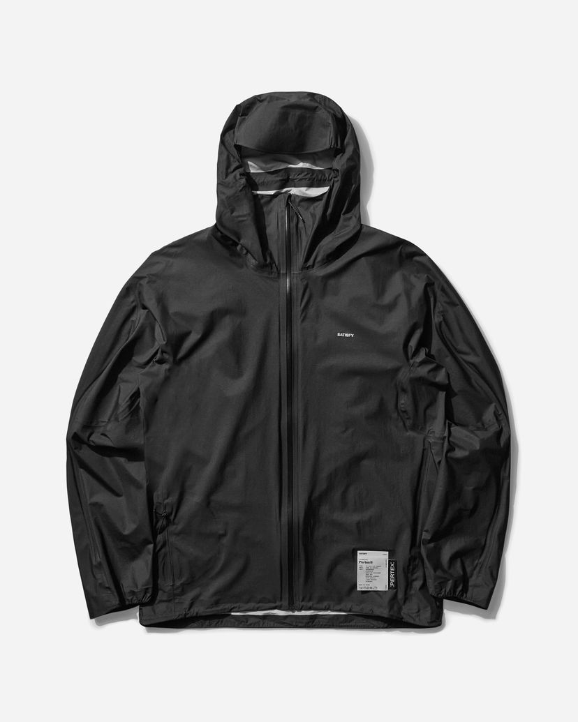 Vindjacka Satisfy Pertex 3L Fly Rain Jacket Svart | 11045 BK-SA