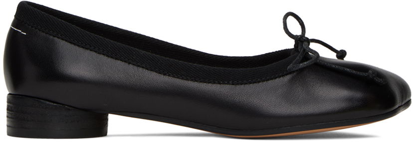 Kläder Maison Margiela MM6 Black Anatomic Classic Ballerina Flats Svart | S59WZ0096 P3628