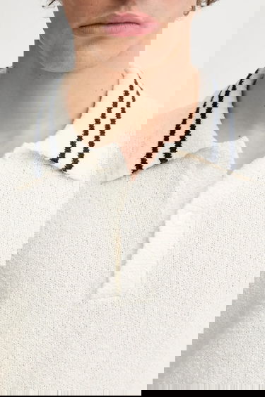 Polotröja Samsoe Samsoe Short-sleeved Knit Polo shirt SAPEDRO Vit | M25200017, 4