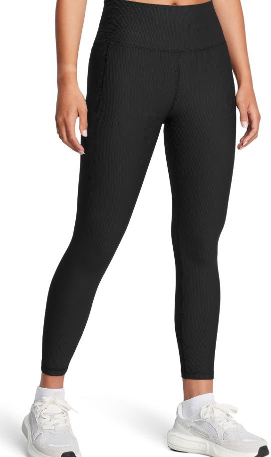 Damasker Under Armour Meridian Rib Ankle Leggings Svart | 1386467-001