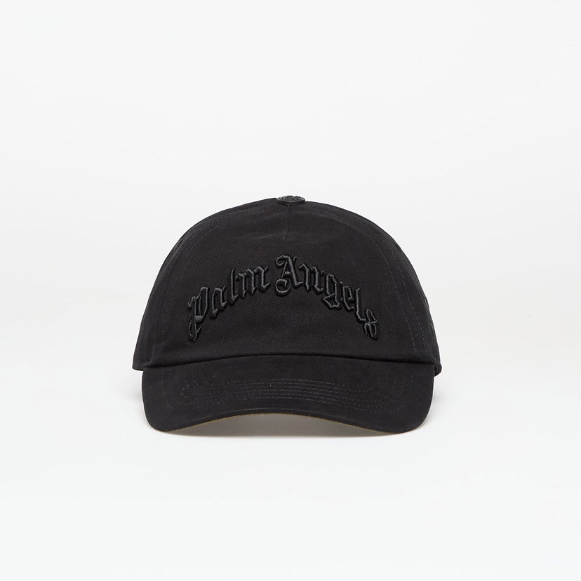 Keps Palm Angels Palm Angels Curved Logo Cap Svart | PMLB104F25FAB0021010