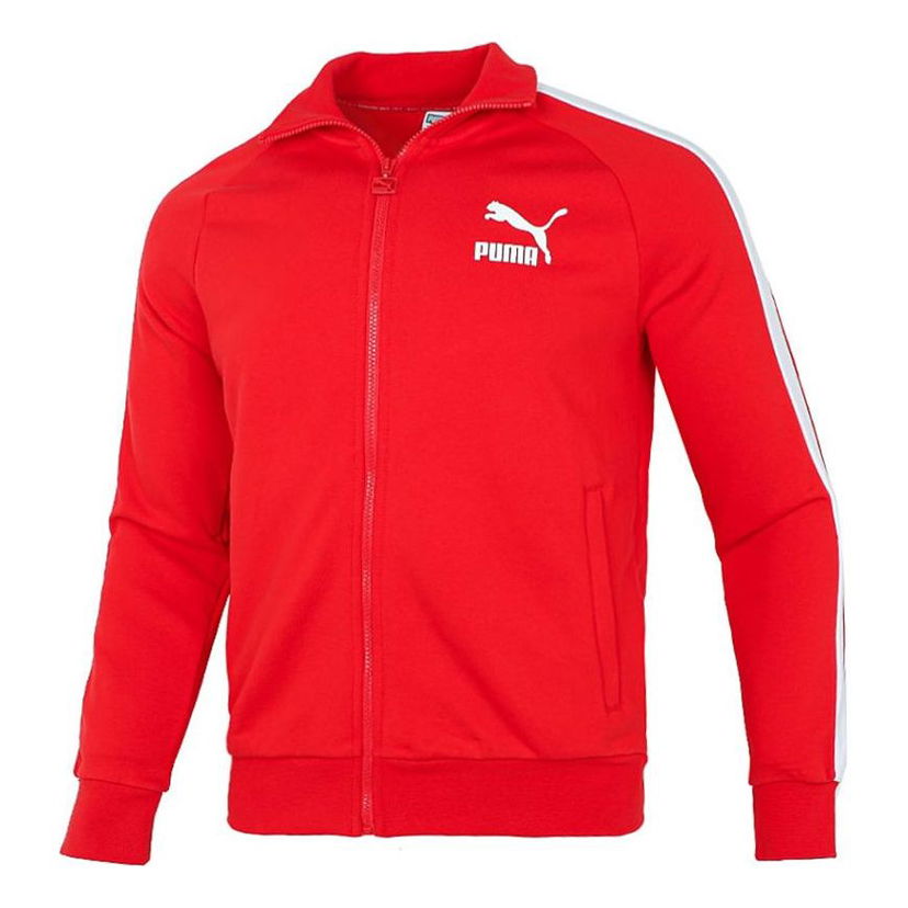 Träningsoverall Puma Classics T7 Track Jacket Röd | 532935-11