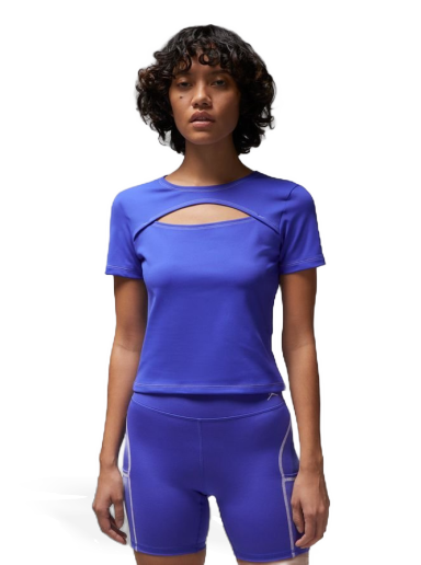 T-shirt Jordan Sport Keyhole T-Shirt Purpur | DX0464-430