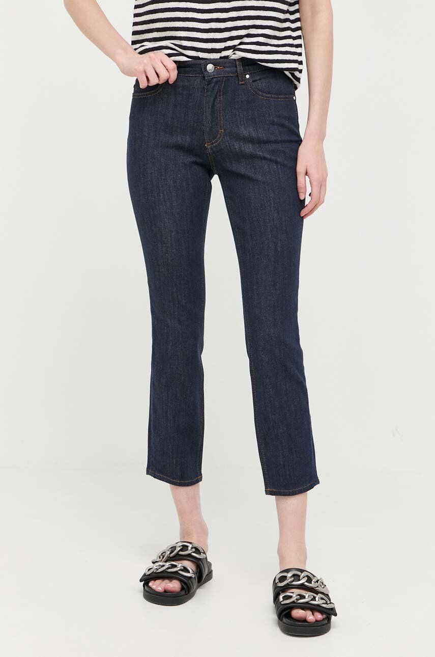 Jeans BOSS Slim-fit Cropped Jeans Mörkblå | 50489805, 0
