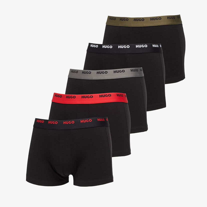 Boxare BOSS Boxerky Hugo Trunk 5-Pack Multicolor Svart | 50532619-003