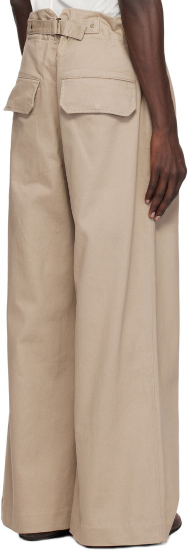 Byxor Entire Studios Entire Studios Cinch Trousers Beige | ES2546TA, 2