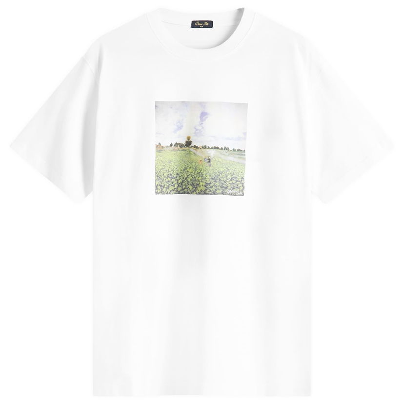 T-shirt Dime Dime Field Trip T-Shirt, Size Large Vit | DIME2SP2554WHT