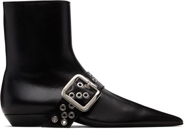 Sneakers och skor Jil Sander Jil Sander Eyelet Buckle Ankle Boots Svart | J15WU0105_P8226, 0
