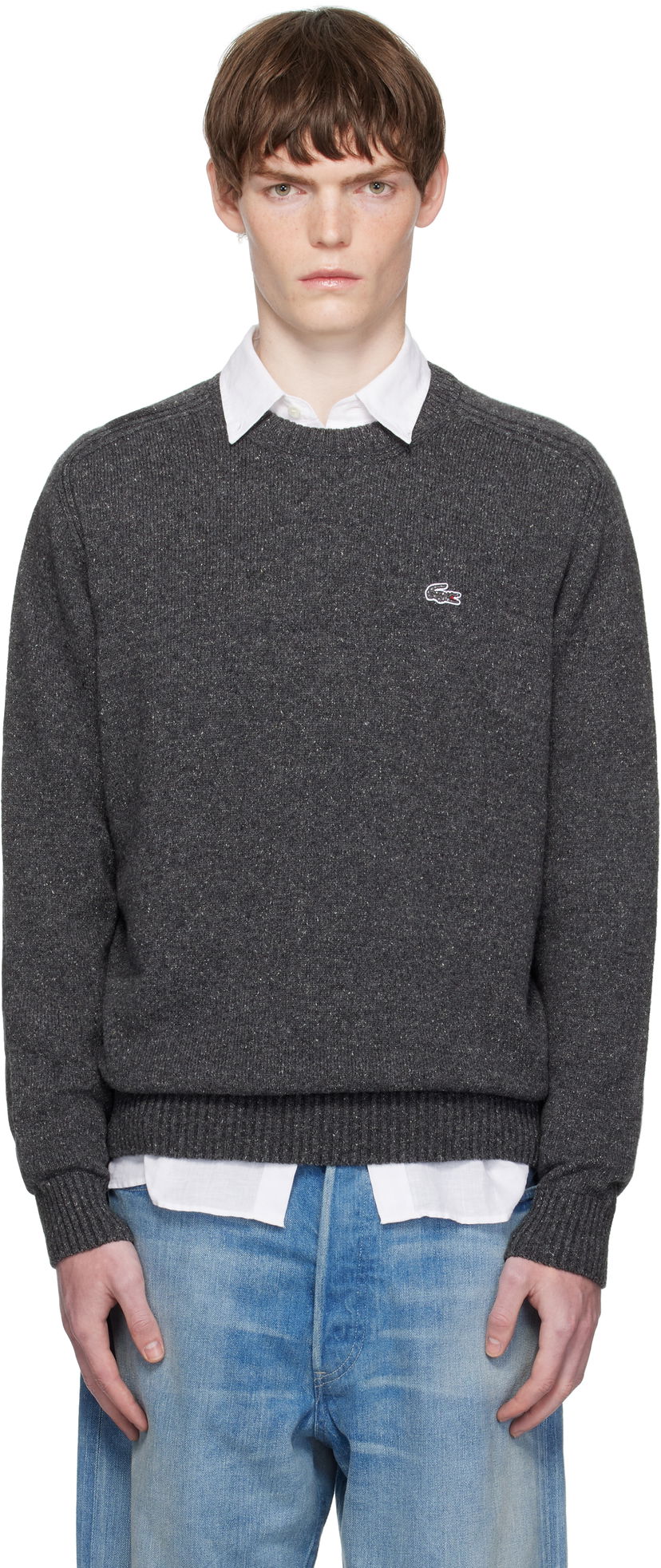 Sweater Lacoste Lacoste Knit Sweater Grå | AH5173_I7X