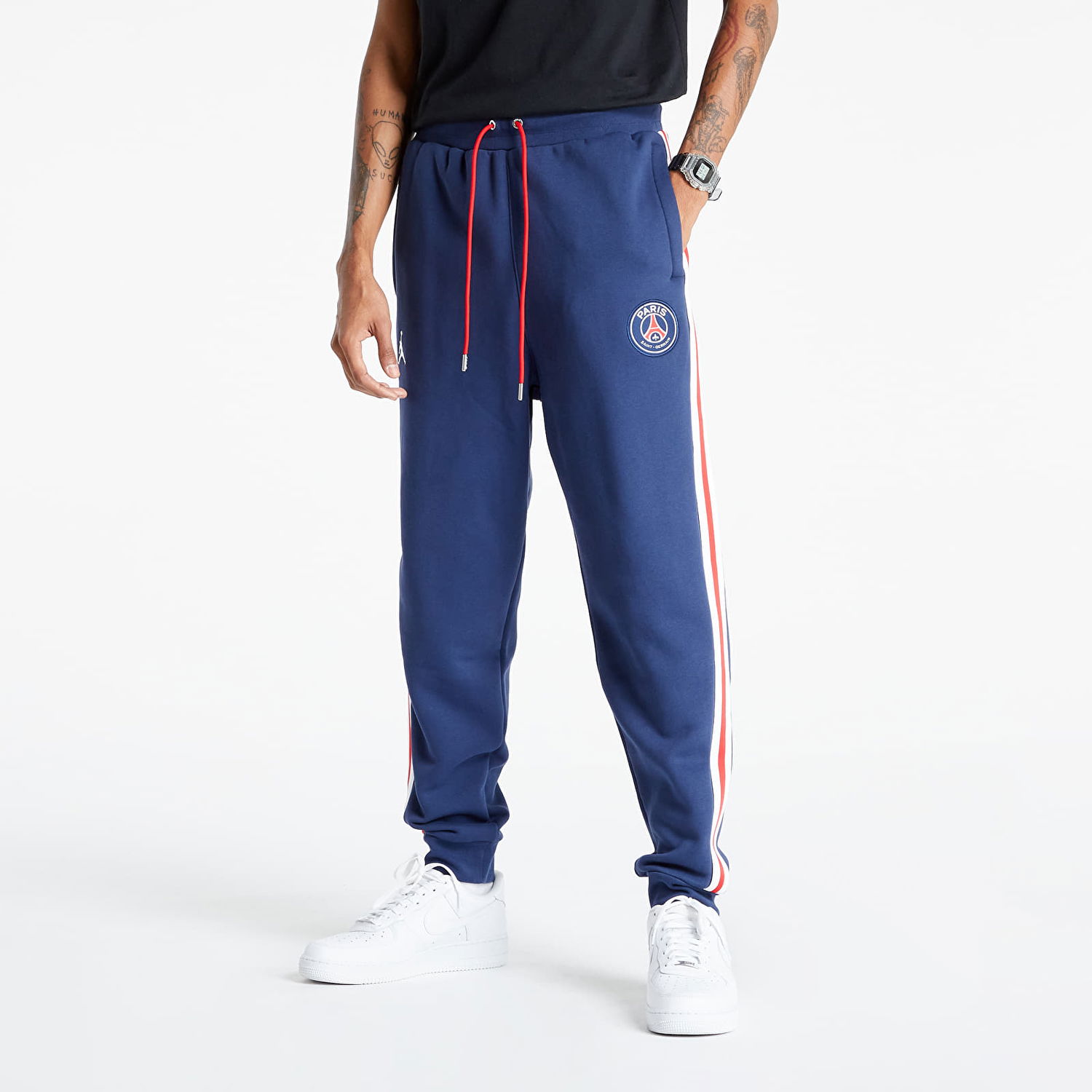 Byxor och jeans Jordan Paris Saint-Germain Fleece Pants Mörkblå | DB6502-410, 0