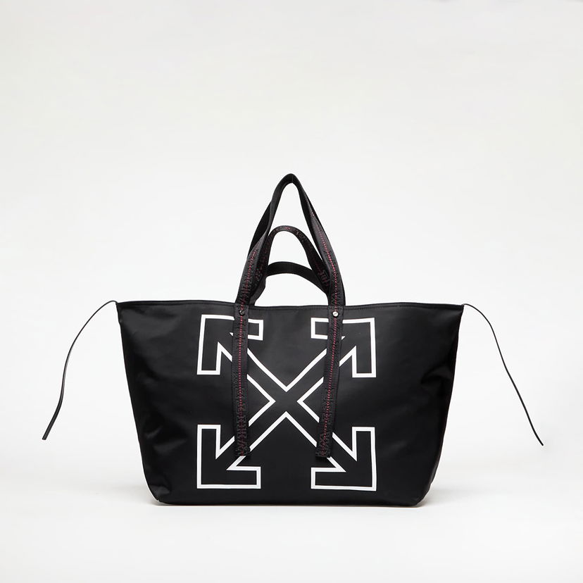 Tygpåse Off-White Heritage Day Off Tote Bag Svart | OMNA20JC99FAB0011001