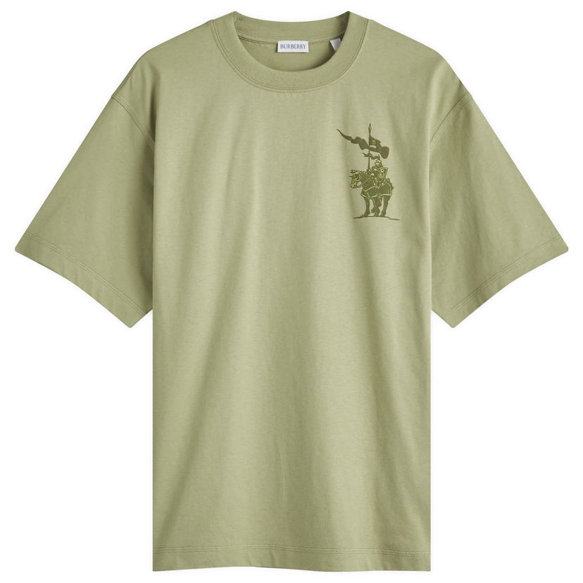T-shirt Burberry Knight Logo Graphic T-Shirt Grön | 8102450-C1744