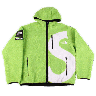 Jacka Supreme The North Face x S Logo Hooded Fleece Jacket Grön | FW20J24 LIME, 0