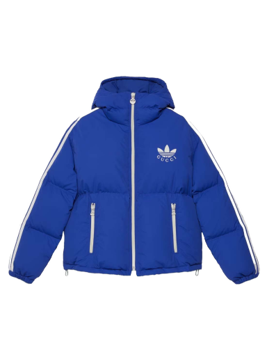 Pufferjacka Gucci adidas x Nylon Down Jacket Blue Blå | ‎713718 ZALC7 4309