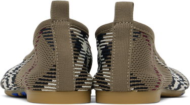 Klä Burberry Burberry Check Ballerina Flats Brun | 8101054, 1