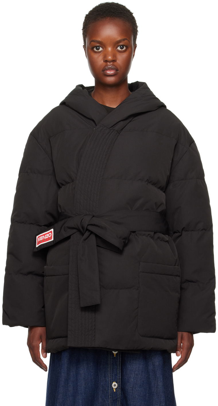 Jacka KENZO Paris Belted Down Jacket Svart | FD62OU1159NE, 0