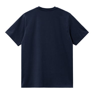 T-shirt Carhartt WIP Short Sleeve Solar Chrome Script T-Shirt WIP Mörkblå | I035205_9, 3