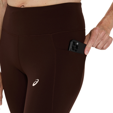 Damasker Asics Asics Nagino Run Adjustable Tight Leggings Brun | 2012d137-200, 2